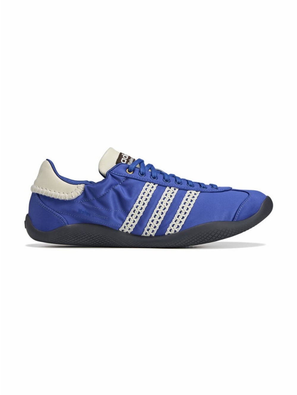NWT ADIDAS X WALES BONNER KARINTHA SATIN AND LEATHER SNEAKERS